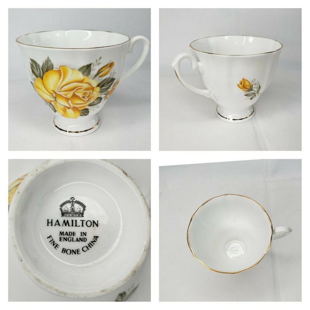 Vintage Hamilton Made In England Tea Cup
